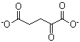 CAS # 64-15-3, 2-Oxopentanedioic acid ion(2-)