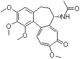 CAS # 64-86-8, Colchicine, 7-Acetamido-6,7-dihydro-1,2,3,10-tetramethoxybenzo[a]heptalen-9(5H)-one, N-(5,6,7,9-tetrahydro-1,2,3,10-tetramethoxy-9-oxobenzo[a]heptalen-7-yl)-acetamide