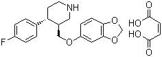 structure of CAS# 64006-44-6, Paroxetine maleate