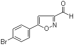 5-(4-Bromophenyl)-3-isoxazolecarboxaldehyde molecular structure (CAS 640292-04-2)