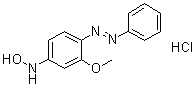 CAS # 64042-14-4, 2-Methoxy-N-hydroxy-4-aminoazobenzene hydrochloride