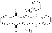CAS 登录号：6408-72-6 (12217-95-7), 分散紫 26, 溶剂紫 59, 1,4-二氨基-2,3-二苯氧基蒽醌