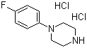 structure of CAS# 64090-19-3, 1-(4-氟苯基)哌嗪盐酸盐