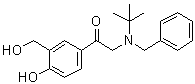CAS # 64092-10-0, Benzylsalbutamon, 2-[(1,1-Dimethylethyl)(phenylmethyl)amino]-1-[4-hydroxy-3-(hydroxymethyl)phenyl]ethanone