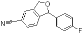 structure of CAS# 64169-67-1, 5-氰基-1-(4-氟苯基)-1,3-二氢异苯并呋喃