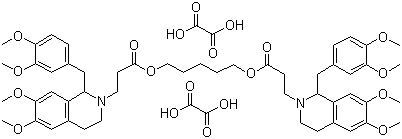 structure of CAS# 64228-78-0, 阿曲库胺草酸盐