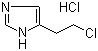 CAS 登录号：6429-10-3, 5-(2-氯乙基)-1H-咪唑盐酸盐, 4-(2-氯乙基)咪唑盐酸盐