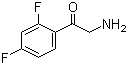 structure of CAS# 643029-92-9, 2-氨基-2',4'-二氟苯乙酮