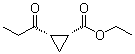 CAS 登录号：64390-10-9, 顺式-2-(1-氧代丙基)环丙烷羧酸乙酯