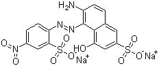CAS # 6441-91-4, Acid Violet 1, Disodium 6-amino-4-hydroxy-5-[(4-nitro-2-sulphonatophenyl)azo]naphthalene-2-sulphonate