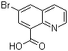 structure of CAS# 64507-38-6, 6-溴喹啉-8-羧酸