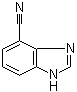 structure of CAS# 64574-21-6, 1H-苯并咪唑-4-甲腈