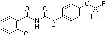 structure of CAS# 64628-44-0, 杀虫脲