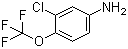 structure of CAS# 64628-73-5, 3-Chloro-4-(trifluoromethoxy)aniline