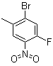 structure of CAS# 64695-96-1, 1-溴-5-氟-2-甲基-4-硝基苯
