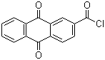 CAS # 6470-87-7, 2-Anthraquinonecarbonyl chloride, 2-Anthraquinonecarboxylic acid chloride, 2-(Chlorocarbonyl)anthraquinone