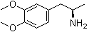 CAS # 64778-78-5, (R)-3,4-Dimethoxyamphetamine, (R)-1-(3,4-Dimethoxyphenyl)-2-aminopropane, (R)-1-Methyl-2-(3,4-dimethoxyphenyl)ethylamine, (R)-2-Amino-1-(3,4-dimethoxyphenyl)propane