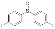 structure of CAS# 647829-43-4, Bis(4-iodophenyl) sulfoxide
