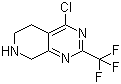 CAS 登录号：647863-08-9, 4-氯-2-(三氟甲基)-5,6,7,8-四氢吡啶并[3,4-d]嘧啶