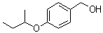 structure of CAS# 64825-05-4, 4-(1-Methylpropoxy)benzyl alcohol