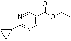 structure of CAS# 648423-77-2, 2-环丙基-5-嘧啶羧酸乙酯