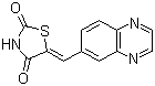 CAS 登录号：648450-29-7, AS-605240, 5-(6-喹喔啉亚甲基)-2,4-噻唑啉二酮