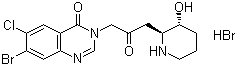 structure of CAS# 64924-67-0, 氢溴酸卤夫酮