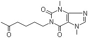 structure of CAS# 6493-05-6, 己酮可可碱
