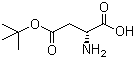 structure of CAS# 64960-75-4, D-Aspartic acid 4-tert-butyl ester