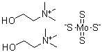 structure of CAS# 649749-10-0, 四硫钼酸二胆碱