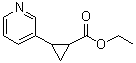 structure of CAS# 649766-32-5, 2-(3-吡啶基)环丙烷羧酸乙酯