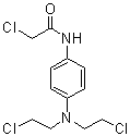 CAS 登录号：64977-03-3, N-[4-[二(2-氯乙基)氨基]苯基]-2-氯乙酰胺
