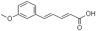 5-(3-Methoxyphenyl)-2,4-pentadienoic acid molecular structure (CAS 6500-63-6)