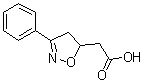 3-苯基-2-异恶唑啉-5-乙酸分子结构 (CAS 6501-72-0)