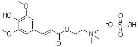 CAS 登录号：6509-38-2, 芥子碱硫酸氢盐