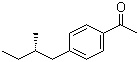 CAS # 65134-00-1, (S)-1-[4-(2-Methylbutyl)phenyl]ethanone