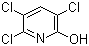 structure of CAS# 6515-38-4, 3,5,6-三氯吡啶-2-醇