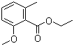 2-甲氧基-6-甲基苯甲酸乙酯分子结构 (CAS 6520-83-8)