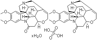 structure of CAS# 652154-10-4, 硫酸马钱子碱