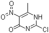 structure of CAS# 65224-66-0, 2-氯-6-甲基-5-硝基-4(1H)-嘧啶酮