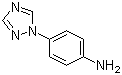 structure of CAS# 6523-49-5, 4-(1H-1,2,4-Triazol-1-yl)aniline