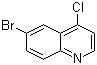 structure of CAS# 65340-70-7, 6-溴-4-氯喹啉