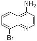 structure of CAS# 65340-75-2, 4-氨基-8-溴喹啉