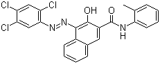CAS 登录号：6535-46-2, 颜料红 112, 3-羟基-N-(2-甲基苯基)-4-((2,4,5-三氯苯基)偶氮)萘-2-甲酰胺
