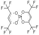 structure of CAS# 65353-51-7, 双(六氟乙酰丙酮)化铂(II)