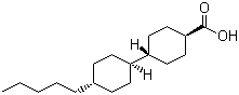 CAS # 65355-33-1, trans-4'-Pentyl-(1,1'-bicyclohexyl)-4-carboxylic acid