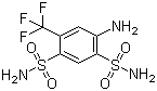 CAS 登录号：654-62-6, 4-氨基-6-(三氟甲基)苯-1,3-二磺酰胺