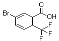 CAS 登录号：654-97-7, 5-溴-2-(三氟甲基)苯甲酸