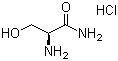 structure of CAS# 65414-74-6, L-丝氨酰胺盐酸盐