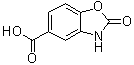 structure of CAS# 65422-72-2, 2-氧代-2H-苯并恶唑-5-羧酸
